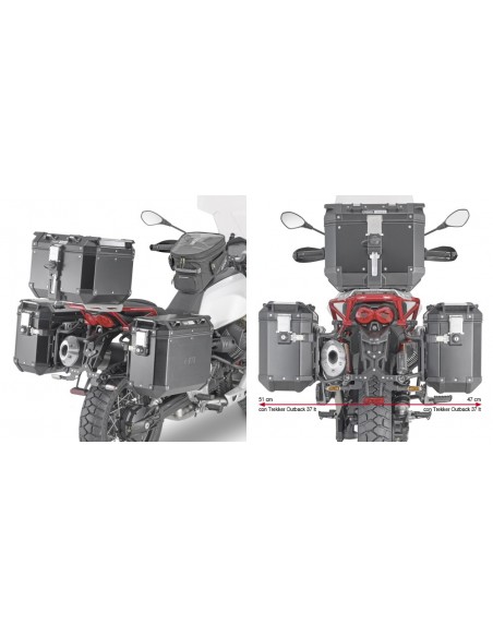 GIVI PLOR8203CAM – Portamaletas lateral fijación rápida PL One Fit para maletas Trekker Outback MONOKEY® CAM-SIDE diámetro 18 mm GIVI PLOR8203CAM – Portamaletas lateral fijación rápida PL One Fit para maletas Trekker Outback MONOKEY® CAM-SIDE diámetro 18 mm