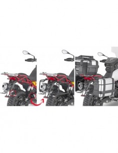GIVI PLOR8203MK – Portamaletas lateral de fijación rápida PL ONE FIT para maletas MONOKEY® diámetro 18 mm
