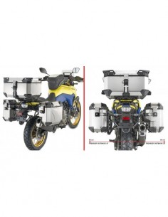 GIVI PLOS3125CAM – Portamaletas lateral específico PL ONE-FIT con lado derecho contorneado configurado para maletas MONOKEY®