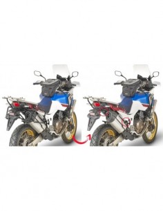 GIVI PLR1161 – Portamaletas lateral de fijación rápida para maletas MONOKEY® o RETRO FIT para el montaje sin el adaptador