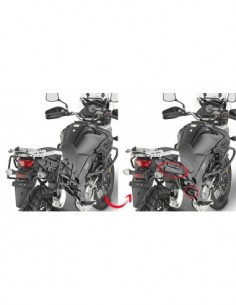 GIVI PLR3112 – Portamaletas lateral de fijación rápida para maletas MONOKEY® o RETRO FIT no es compatible con GRT709 y GRT720
