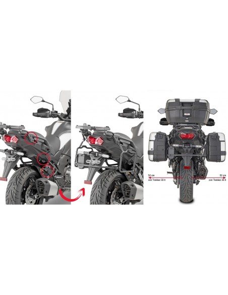 GIVI PLR4126 – Portamaletas lateral de fijación rápida para maletas MONOKEY® GIVI PLR4126 – Portamaletas lateral de fijación rápida para maletas MONOKEY®