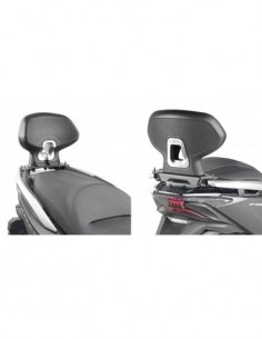 GIVI TB1187A – Respaldo específico para pasajero el montaje no permite la fijacion de portaequipajes y maleta