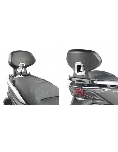 GIVI TB1187A – Respaldo específico para pasajero el montaje no permite la fijacion de portaequipajes y maleta GIVI TB1187A – Respaldo específico para pasajero el montaje no permite la fijacion de portaequipajes y maleta