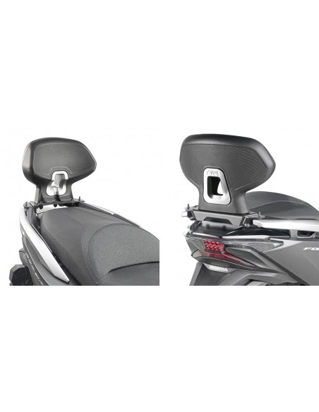 GIVI TB1187A – Respaldo específico para pasajero el montaje no permite la fijacion de portaequipajes y maleta