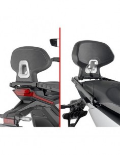 GIVI TB1188A – Respaldo específico para pasajero el montaje no permite la fijacion de portaequipajes y maleta