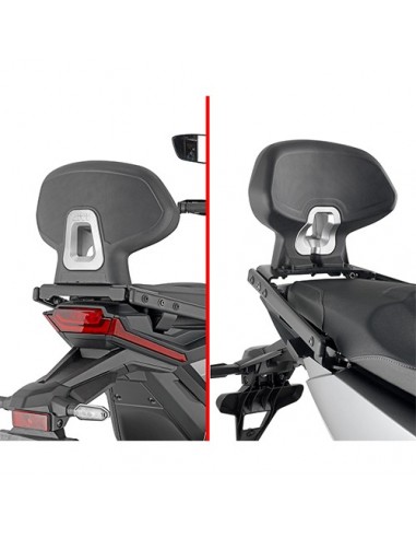 GIVI TB1188A – Respaldo específico para pasajero el montaje no permite la fijacion de portaequipajes y maleta