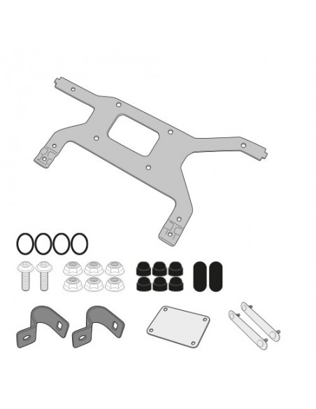 GIVI TL1178KIT – Kit específico para el montaje del S250 Tool Box en el portamaletas lateral PLO1178MK, PLO1178CAM y PLO1178N a