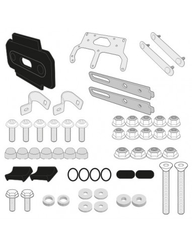 GIVI TL3112KIT – Kit específico para el montaje del S250 Tool Box en el portamaletas lateral PL1121CAM a combinar con S250 y