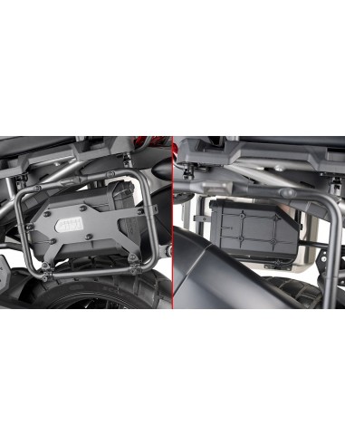 GIVI TL8400KIT – Kit específico para el montaje del S250 Tool Box en el portamaletas lateral PLO8400MK y PLO8400CAM a combinar