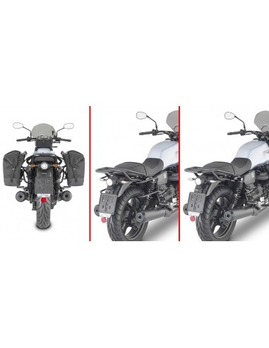 GIVI TR8206 – Soporte específico de fijación rápida REMOVE-X para alforjas no compatible con las versiones V7 Special Edition y