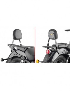 GIVI TS9058B – Respaldo específico negro brillo con portaequipajes