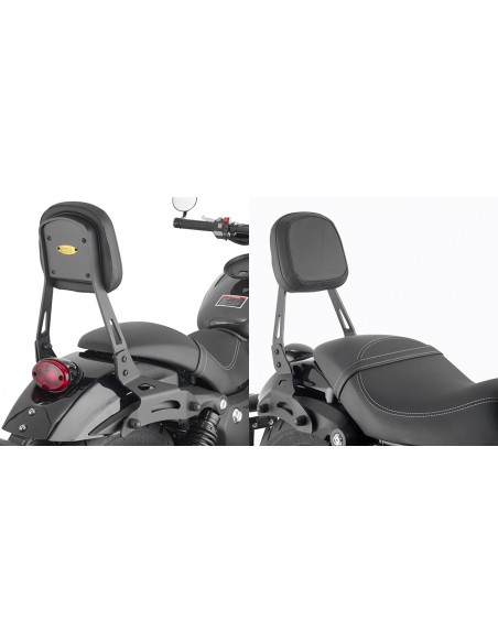 GIVI TS9106B – Respaldo específico negro sin portaequipajes