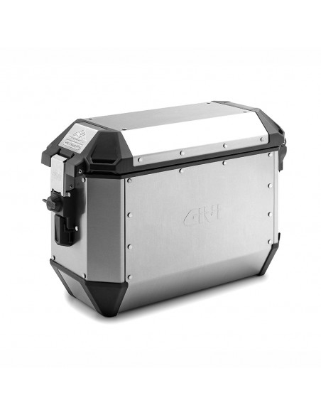 JUEGO MALETAS LATERALES GIVI MONOKEY® TREKKER ALASKA DE ALUMINIO NATURAL 36L