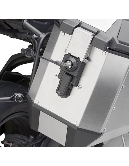 JUEGO MALETAS LATERALES GIVI MONOKEY® TREKKER ALASKA DE ALUMINIO NATURAL 36L