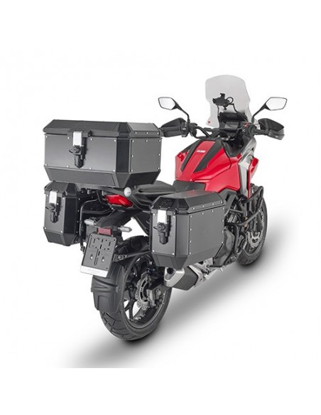MALETA GIVI TREKKER ALASKA DE ALUMINIO ACABADO NEGRO 56 L