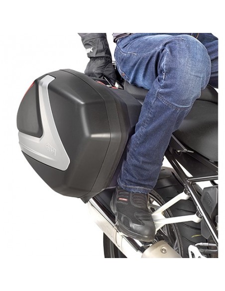 JUEGO MALETAS LATERALES GIVI V37 TECH 37L PLATA