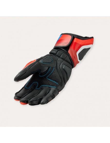 Guantes Rev'it Quantum 3 - Rojo Neón-Azul