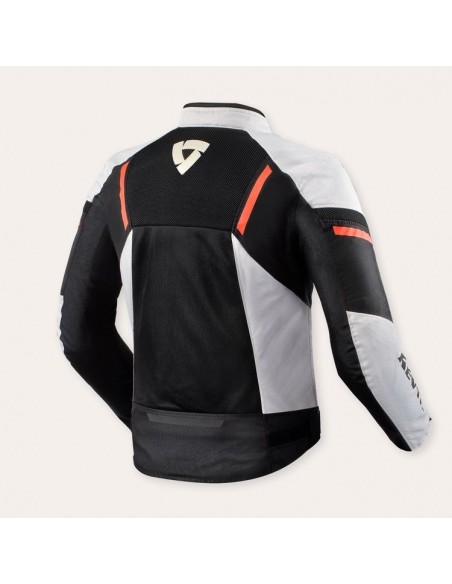 Chaqueta Rev'it GT-R Air 3 - Blanco-Rojo Fluor