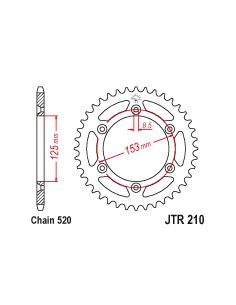 CORONA JT 210 DE 42 DIENTES PASO 520