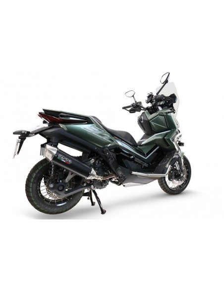 Escape GPR  Zontes 365D 2024-2026, Furore-X Scooter, Escape racing, silencioso con tubo de conexión