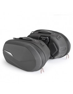 ALFORJAS LATERALES GIVI EXPANDIBLES, TERMOFORMADAS, CAPACIDAD 25+25 L