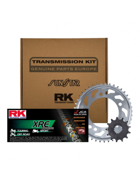 KIT TRANSMISION ESTANDAR RK VERSYS 650 07-20 / Z650 / NINJA 650 17-24 / ER-6F / ER-6N 06-16