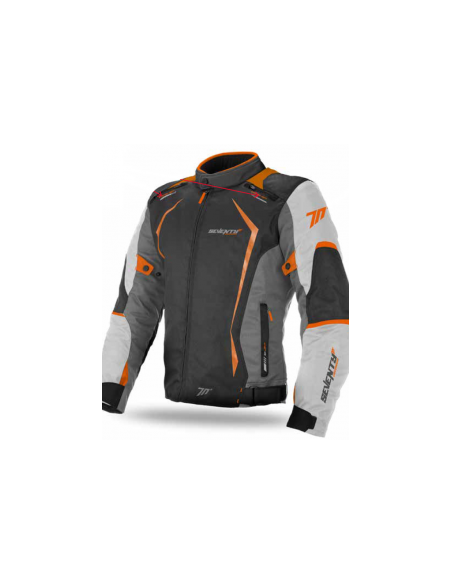 CHAQUETA SD JR47 RACING GRIS OSCURO/NARANJA