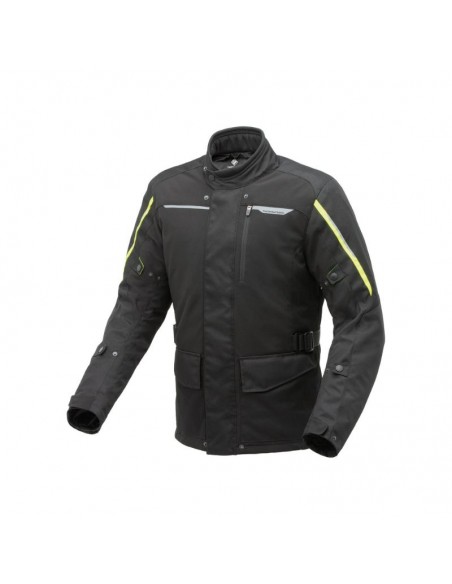 Chaqueta Tucano Urbano 4Stroke Hydroscud® Negro/Amarillo Flúor