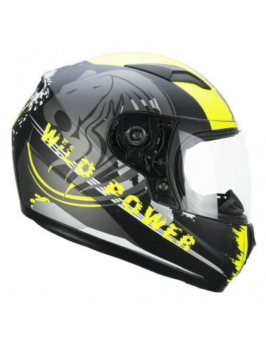 CASCO 265G LUCKY WILD NEGRO AMARILLO FLUOR JUNIOR CASCO 265G LUCKY WILD NEGRO AMARILLO FLUOR JUNIOR