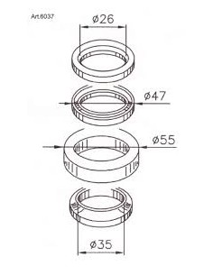 KIT RODAMIENTO DIRECCION KYMCO SUPER DINK 125