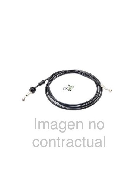 LATIGUILLO FRENO METALICO DERBI FENIX 50 LARGO 80,5CM BANJO RECTO Y TORNILLO