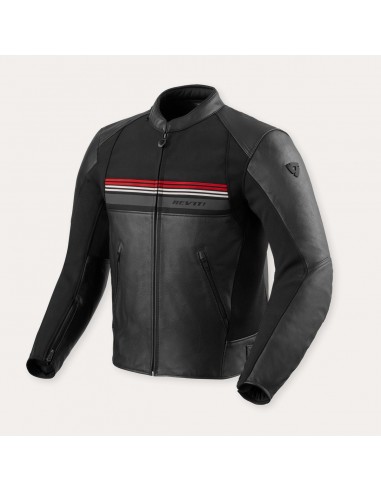 CHAQUETA MILE 2 NEGRO-ROJO