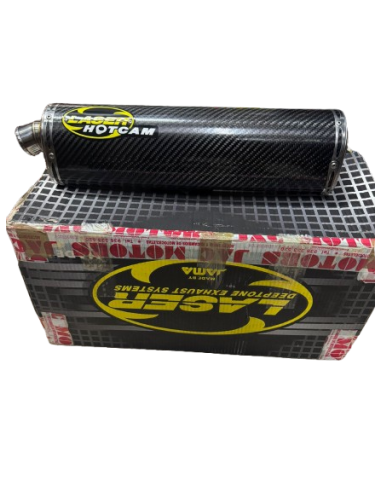ESCAPE LASER HOMOLOGADO CARBONO CON TUBO DE CONEXION ESPECIFICO Y DB KILLER EXTRAIBLE YAMAHA YZF-R1 THUNDERCAT 98-01