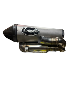 ESCAPE LASER HOMOLOGADO Y CATALIZADO INOX CON CONO CARBONO HONDA CBR 1000 RR 2008