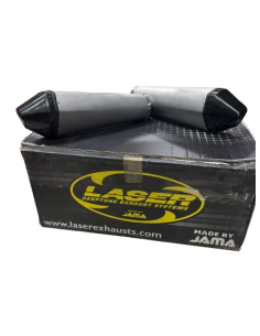 JUEGO DE ESCAPES LASER HOMOLOGADOS INOX CON CONO CARBONO Y TUBOS DE CONEXION ESPECIFICO YAMAHA YZF-R1 2009
