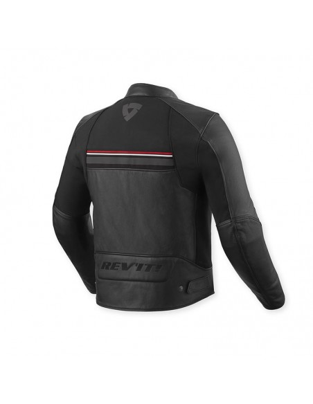 CHAQUETA MILE 2 NEGRO-ROJO