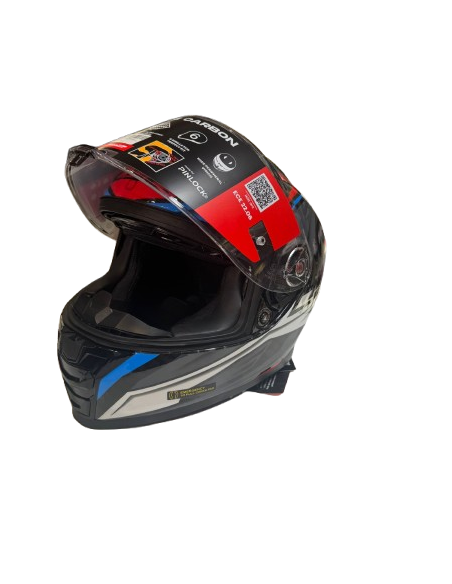 CASCO FF811 VECTOR II C SAVAGE WHITE BLUE RED