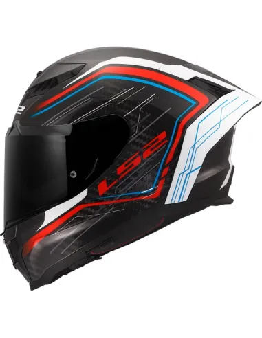 CASCO FF807 DRAGON SUBIC ROJO/AZUL/BLANCO
