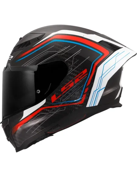 CASCO FF807 DRAGON SUBIC ROJO/AZUL/BLANCO
