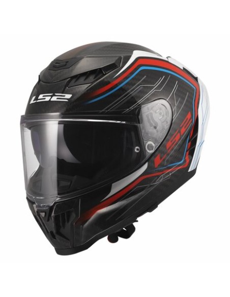 CASCO FF807 DRAGON SUBIC ROJO/AZUL/BLANCO