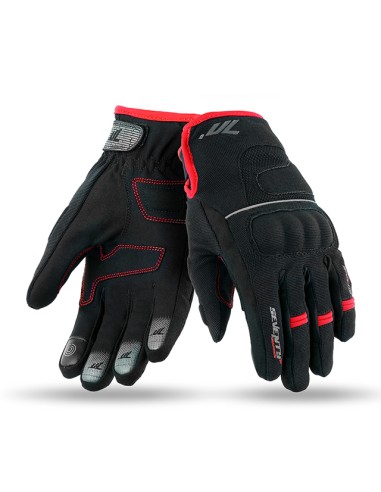 GUANTE SD-C43 URBAN NEGRO/ROJO