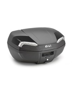 MALETA GIVI E46 RIVIERA MONOLOCK 46 LTS NEGRA CON CATADIOPTRICOS AHUMADOS