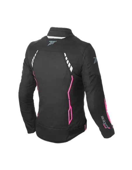 CHAQUETA MUJER SD-JR67 RACING NEGRO / ROSA