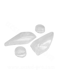 JUEGO TULIPAS INTERMITENTES TRANSPARENTES YAMAHA AEROX 50