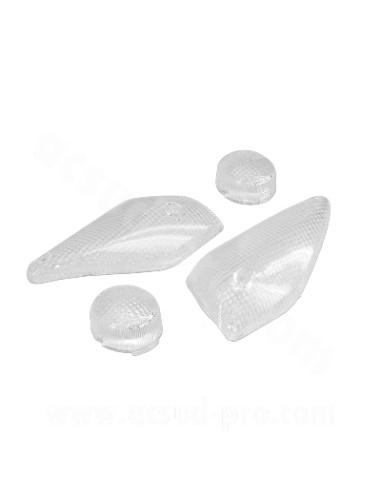 JUEGO TULIPAS INTERMITENTES TRANSPARENTES YAMAHA AEROX 50