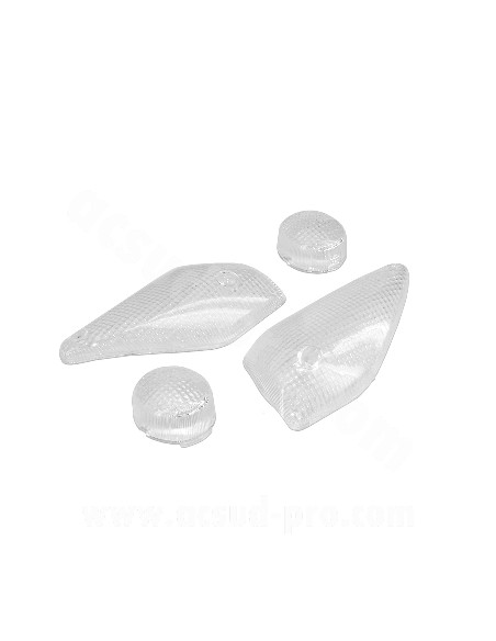 JUEGO TULIPAS INTERMITENTES TRANSPARENTES YAMAHA AEROX 50