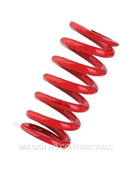 Muelle amortiguador YSS Rojo 56-115-150