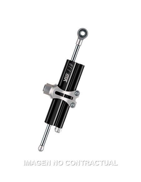 Amortiguador de dirección YSS Top Line Negro 78 mm Clamp B