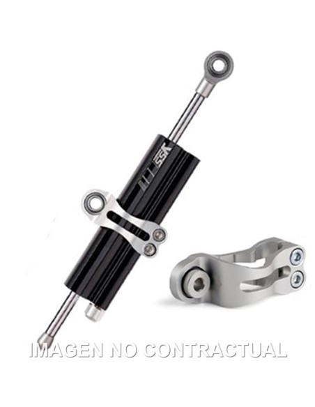 Amortiguador de dirección YSS Top Line Negro Clamb A
